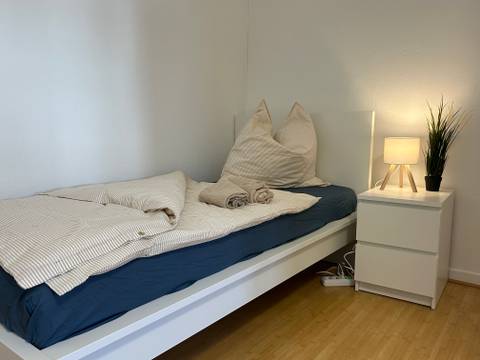 Monteurwohnung Münster-Sarmsheim – 2 Betten, PKW-Parkplatz